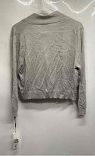 Load image into Gallery viewer, Calvin Klein Womens Gray Long Sleeve Open Front Cardigan Sweater Size L With Tag
