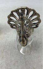 Load image into Gallery viewer, Lot Of 10 Mixed Of Random Menorah Host Gold Embossed Epoxy Cross Figurines
