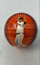 Load image into Gallery viewer, Orange Black Miami Marlins Henderson Alvarez No Hitter 2013 Baseball Ball
