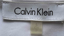 Load image into Gallery viewer, Calvin Klein Womens White Cowl Neck Sleeveless Pullover Tank Top Size Small
