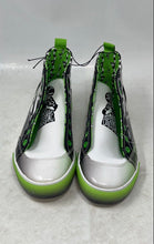 Load image into Gallery viewer, Ground Up Womens Beetlejuice Multicolor Striped Sneakers Shoes Size 6 No Laces
