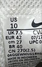 Load image into Gallery viewer, Nike Womens Air Max SC White Low Top Round Toe Lace-Up Sneaker Shoes Size 10

