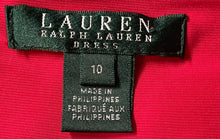 Load image into Gallery viewer, Lauren Ralph Lauren Womens Multicolor Sleeveless Side Ruched Midi Dress Size M
