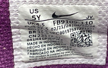 Load image into Gallery viewer, Nike Boys Dunk Low FB9109-110 Purple White Round Toe Lace-Up Sneaker Shoes Sz 5Y
