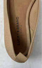 Load image into Gallery viewer, Lucky Brand Womens Daneric Brown Square Toe Slip-On Ballet Flats Size 6

