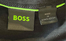 Load image into Gallery viewer, Hugo Boss Mens Black Green Cotton Short Sleeve Crew Neck Pullover T-Shirt Size L
