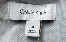 Load image into Gallery viewer, Calvin Klein Mens Blue Lilac Leaf Print Long Sleeve Button-Up Shirt Size M
