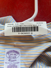 Load image into Gallery viewer, Brooks Brothers Mens Multicolor Striped Non-Iron Classic Dress Shirt Sz 17.5-36
