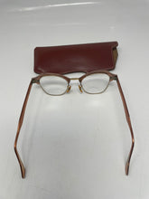 Load image into Gallery viewer, Vintage Bausch &amp; Lomb Women's Copper Tone Glasses. With Case.
