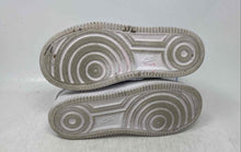 Load image into Gallery viewer, Nike Kids Air Force 1 White Leather Lace-Up Low Top Sneaker Shoes Size 3Y
