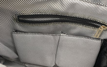 Load image into Gallery viewer, Kenneth Cole Reaction Womens Black Inner Pocket Bottom Studs Satchel Purse
