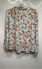 Load image into Gallery viewer, Loft Womens Multicolor Floral Print Long Sleeve Blouse Top Size SP
