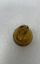 Load image into Gallery viewer, Home Decorative Amber Engraved Glass Fruit Shaped Collectible Paperweight
