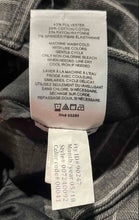 Load image into Gallery viewer, Express Womens Gray Striped Editor Barely Boot Low Rise Dress Pants Size 6R
