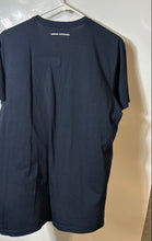 Load image into Gallery viewer, Armani Exchange Mens Blue White Graphic Print Slim-Fit Pullover T-Shirt Size M
