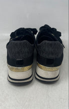 Load image into Gallery viewer, Michael Kors Womens Monique White Black Low Top Lace-Up Sneakers Shoes Size 9M
