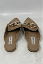 Load image into Gallery viewer, Steve Madden Womens Finely Light Brown Leather Slip-On Mule Flats Size 6.5M
