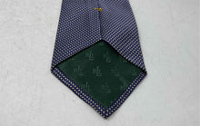Load image into Gallery viewer, Ralph Lauren Mens Black Blue Geometric Print Classic Adjustable Designer Necktie
