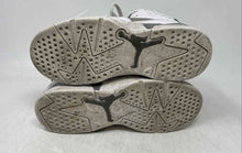 Load image into Gallery viewer, Nike Boys Air Jordan 6 Retro Gray White Lace-Up Sneaker Shoes Size 1Y
