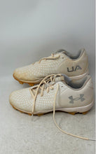 Load image into Gallery viewer, Under Armour Womens Glyde 2.0 RM 3026605-100 White Softball Cleats Size 10.5
