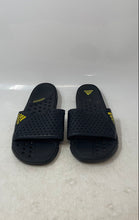 Load image into Gallery viewer, Adidas Mens Adissage Black Yellow Slip-On Open Toe Slide Sandals Size 10
