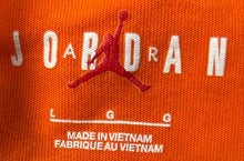 Load image into Gallery viewer, Air Jordan Mens Orange Graphic Short Sleeve Crew Neck Pullover T-Shirt Size L
