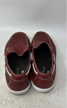 Load image into Gallery viewer, Cole Haan Mens Red Leather Slip-On Round Toe Boat Shoes Size 9.5 M
