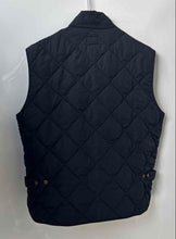 Load image into Gallery viewer, J.Crew Mens Blue Outerwear Sleeveless Pockets Full-Zip Quilted Vest Size XL
