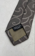 Load image into Gallery viewer, Giorgio Armani Mens Gray Brown Printed Adjustable Formal Designer Tie
