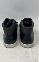 Load image into Gallery viewer, Calvin Klein Mens Berke Black Leather Zipper Lace-Up Sneakers Shoes Size 13
