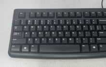 Load image into Gallery viewer, Logitech K120 Black Portable Wired USB Standard Keyboard Not Tested
