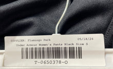 Load image into Gallery viewer, Under Armour Womens Black Regular Fit Flat Front Softball Pants Size S With Tag

