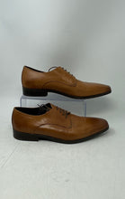 Load image into Gallery viewer, Aldo Mens Brown Leather Almond Toe Lace-Up Formal Oxford Dress Shoes Size 9
