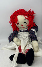 Load image into Gallery viewer, Aurora Raggedy Ann &amp; Andy Bright Red Yarn Hair Collectible Rag &amp; Cloth Doll
