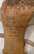 Load image into Gallery viewer, Kate Spade New York Womens Feodora Gold Stiletto Strappy Heels Size 8.5M
