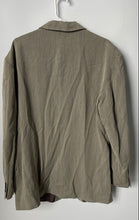 Load image into Gallery viewer, Le Collezioni Structure Mens Green Long Sleeve Two-Button Blazer Size Large
