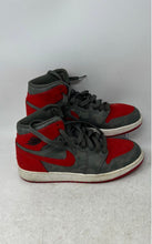 Load image into Gallery viewer, Nike Kids Air Jordan 1 Retro High 822858-032 Red Gray Sneaker Shoes Size 5.5Y
