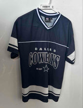 Load image into Gallery viewer, NFL Primark Unisex Navy Blue Dallas Cowboys Football Jersey Size 2XS
