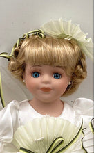 Load image into Gallery viewer, Rebecca Collection Limited Edition Blonde Hair Blue Eyes White Porcelain Doll
