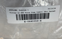 Load image into Gallery viewer, Vivitar LC600 Silver Focus Free 35mm Point &amp; Shoot Film Camera Not Tested
