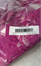 Load image into Gallery viewer, Vera Bradley Womens Pink White Paisley Print Shoulder Double Handle Tote Bag

