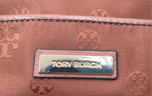 Load image into Gallery viewer, Authentic Tory Burch Womens Thea Brown Leather Zipper Mini Backpack Damaged
