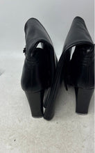 Load image into Gallery viewer, Nine West Womens Black Leather Side-Zip Mid-Calf Riding Boots Size 8.5 M
