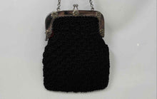 Load image into Gallery viewer, Yvone Christa Womens Black Chain Strap Mini Travel Clutch Handbag
