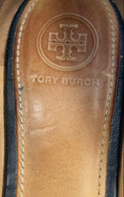 Load image into Gallery viewer, Authentic Tory Burch Womens Benton Black Leather Ballet Flats Size 8M Worn
