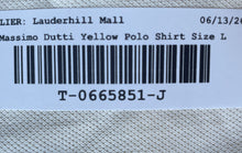 Load image into Gallery viewer, Massimo Dutti Mens Yellow Short Sleeve Collared Golf Polo Shirt Size L
