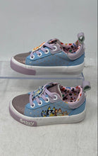 Load image into Gallery viewer, Ground Up X Bluey &amp; Bingo Kids Pink Blue Low Top Slip-On Sneaker Shoes Size 7
