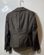 Load image into Gallery viewer, Anne Klein Womens Brown Notch Lapel Flap Pocket Three Button Blazer Jacket Sz 2
