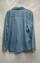 Load image into Gallery viewer, Calvin Klein Womens Blue Denim Long Sleeve Collared Button-Up Shirt Sz XL W/Tags
