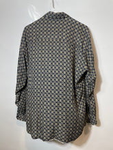 Load image into Gallery viewer, Claiborne Mens Multicolor Geometric Paisley Print Button-Up Shirt Size Medium
